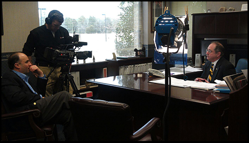 Maritime TV Interview with Interim Director Chuck Eser — at Calhoon Engineering school M.E.B.A.